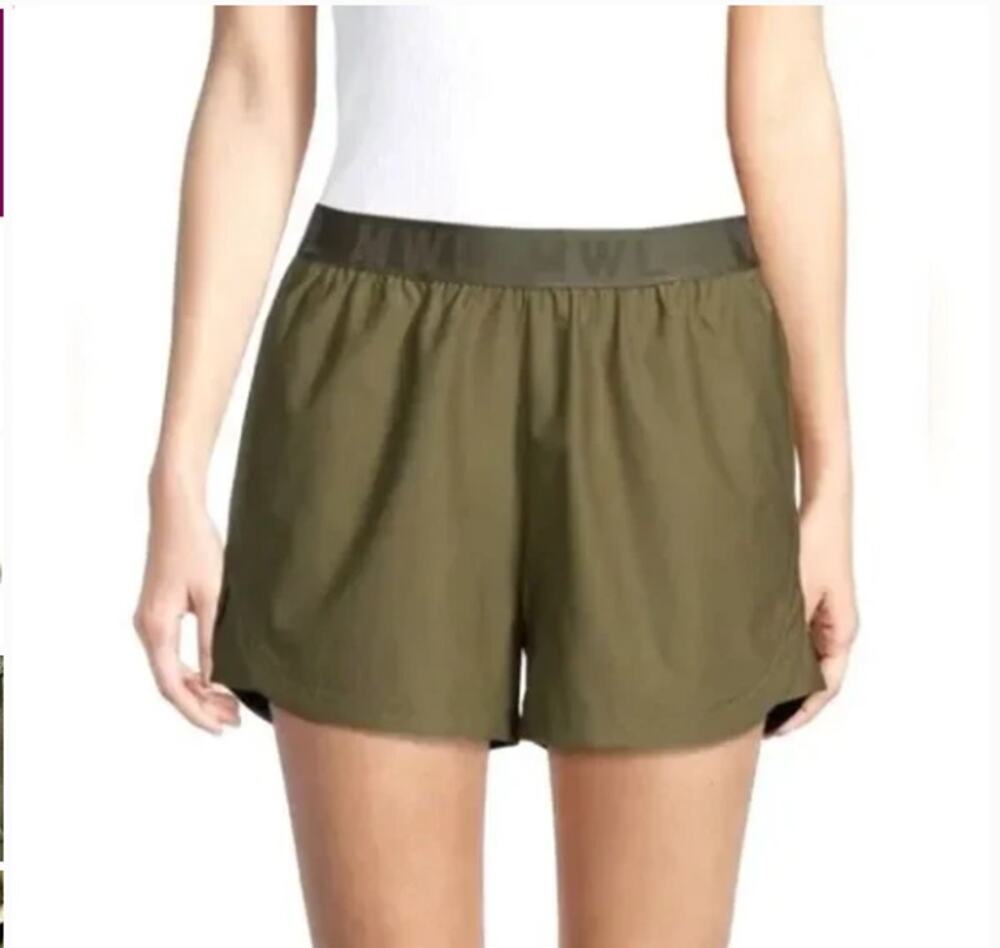 NWT Madewell MWL Allways Pull-On Olive Green Active Shorts XXL
